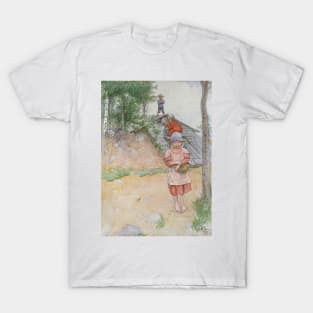 By the Cellar by Carl Larsson T-Shirt